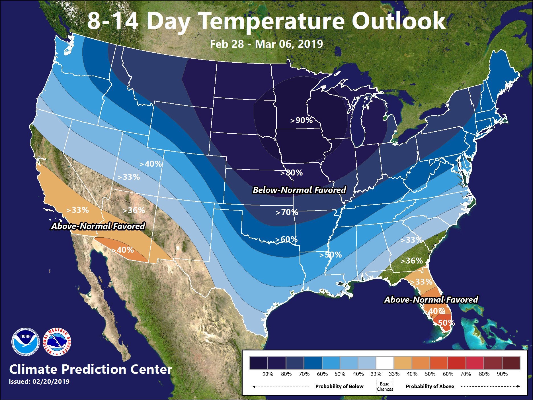 BelowAverage Temperatures Likely to Return to Start March