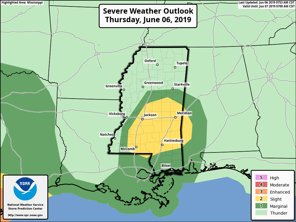 Spc Outlook 6 6 19 2 