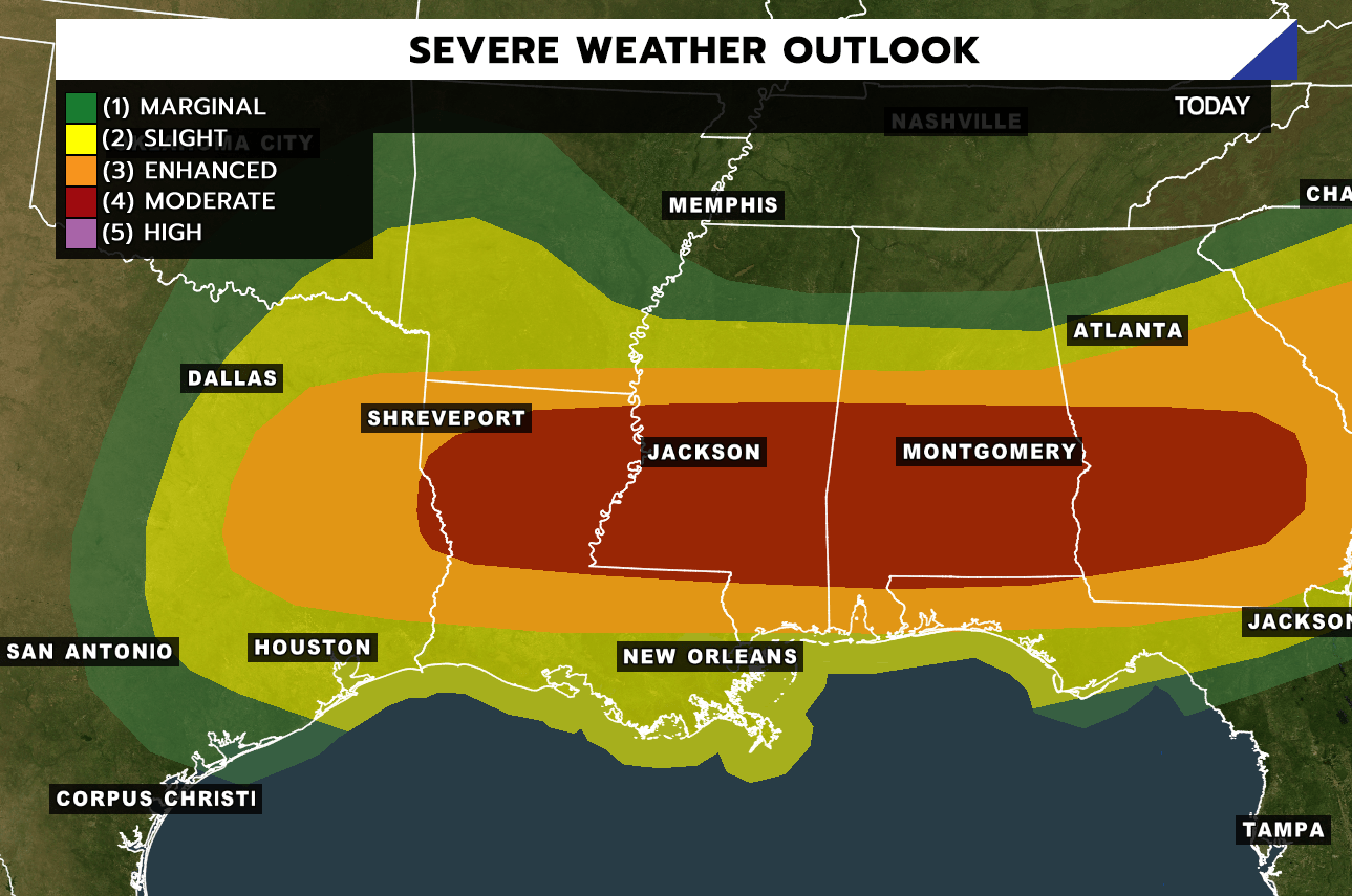 severe weather outlook 4 19 20 1 Gulf Coast Storm Center