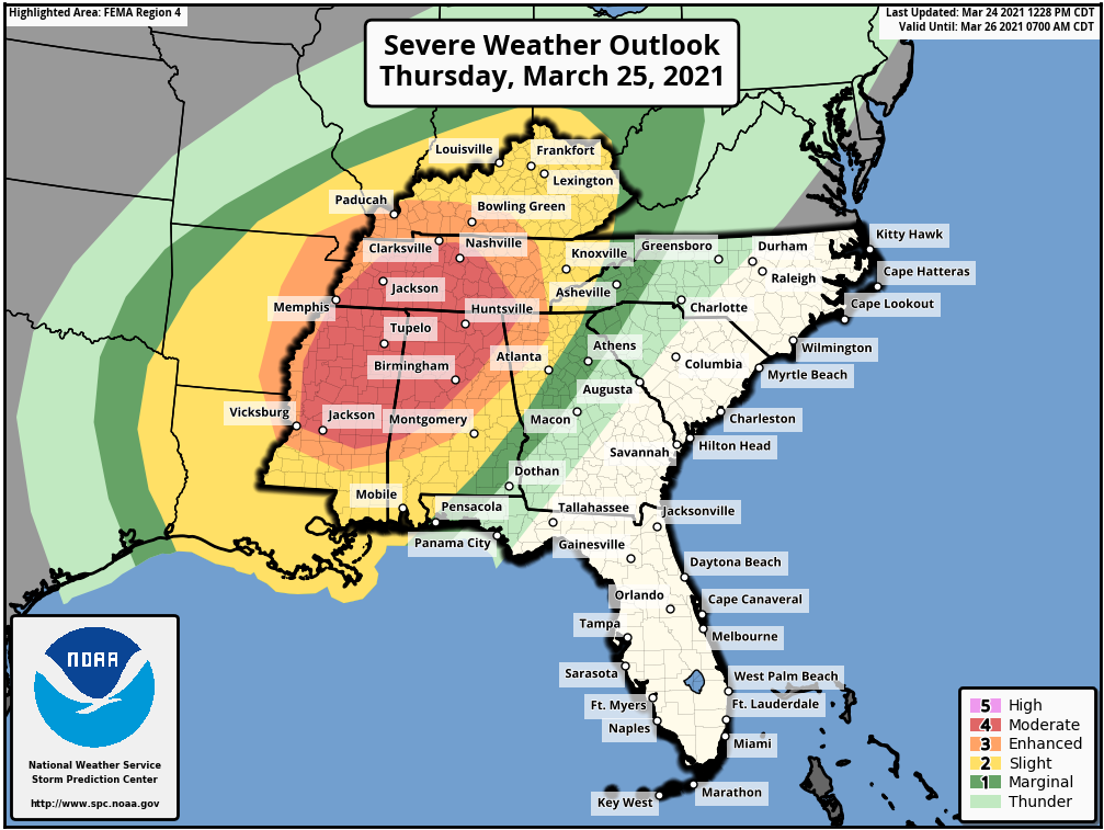 Another Severe Weather Outbreak Likely Tomorrow