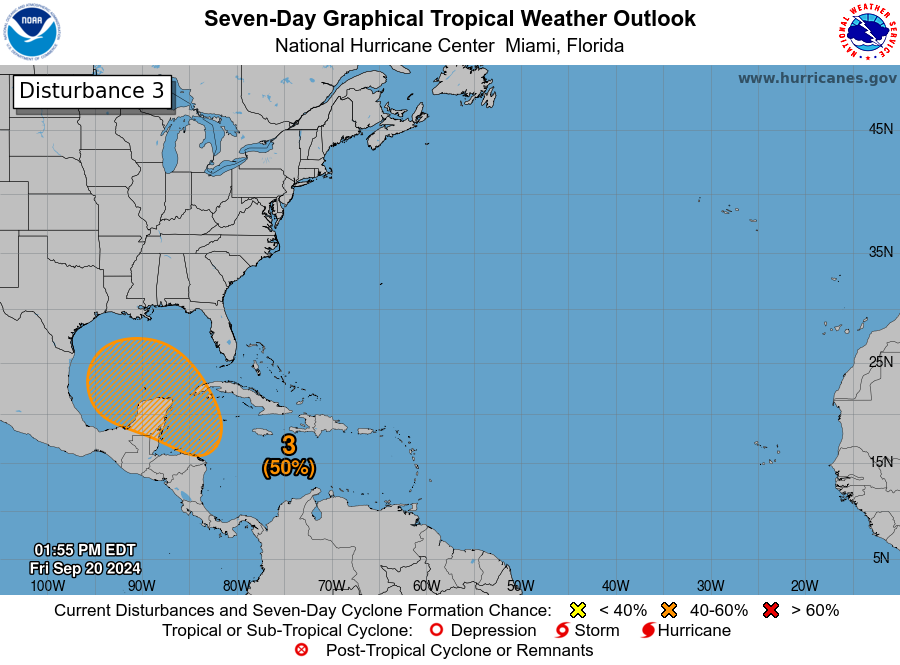 Tropical Update Still Watching for Development in Northwest Caribbean